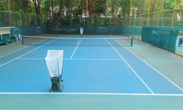 Head-to-Head Matches Between Acemate Tennis Robots